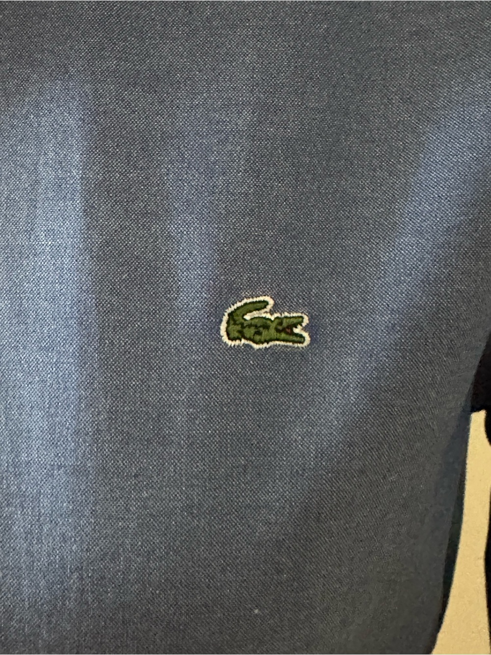 Lacoste Soft denim polo longsleeve - Picture 6 of 8